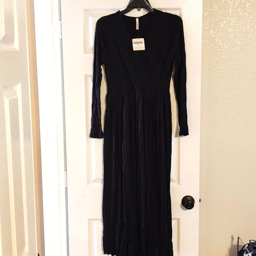 Faux wrap dress
